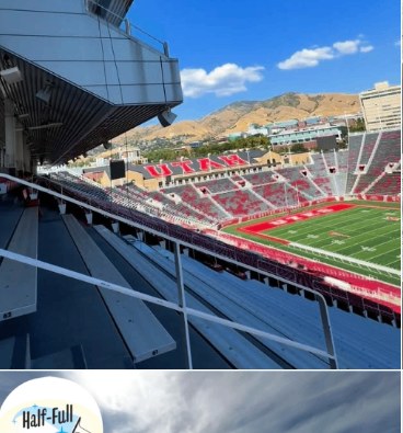 Stadium glass cleaning at Rice-Eccles, University of Utah